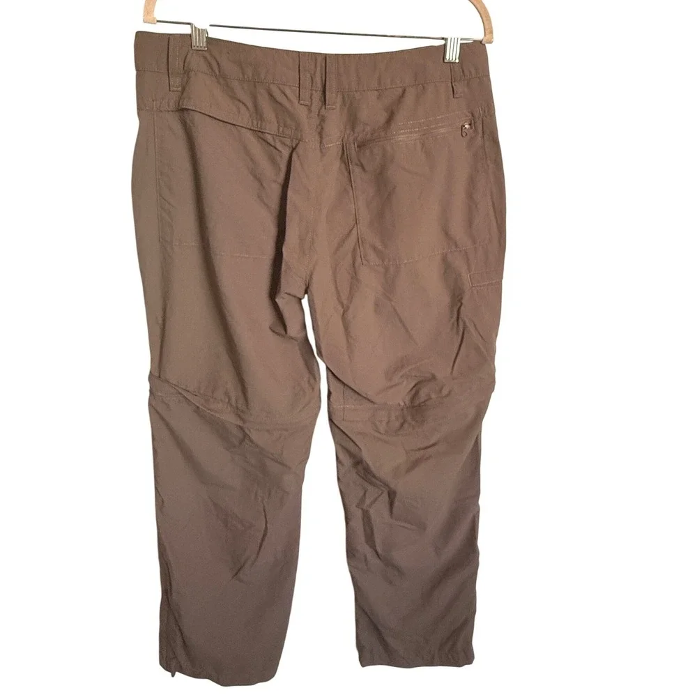 The North Face 34 Short Convertible Hiking Pants Gorpcore Trail Outdoor Brown